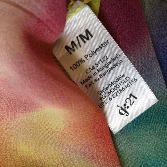 TIE DYE COLORFUL RAINBOW BRIGHT TANK TOP - Picture 2 of 5